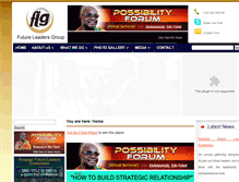 Tablet Screenshot of futureleadersgroup.org